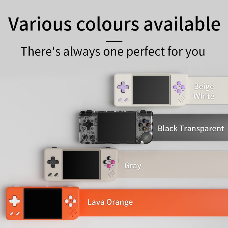 Console de jeu portable ANBERNIC RG28XX, écran IPS 2,83 pouces (640 x 480 pixels), système Linux, batterie 3100 mAh, sortie TV/HDMI, 64 Go de RAM, plus de 5000 jeux._voghion.com