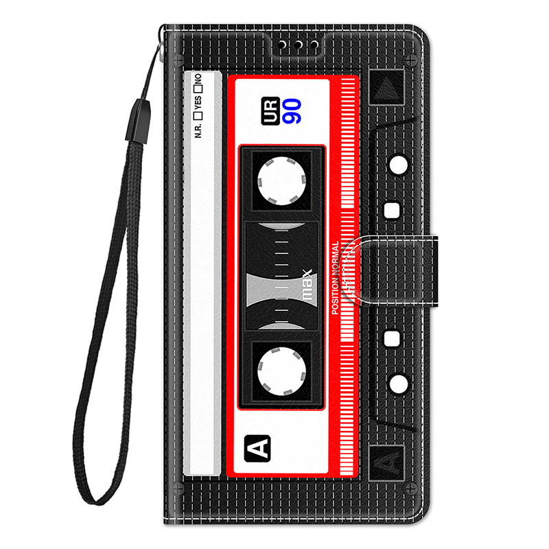 Capa tipo carteira com estampa de borboleta para Samsung Galaxy A05 A05S A15 A25 A35 A55 5G, capa traseira magnética de couro_voghion.com