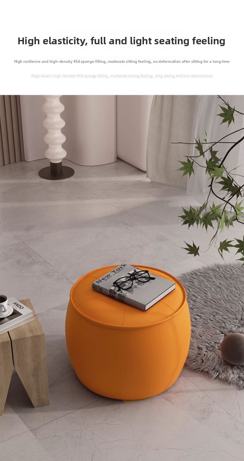 Kürbis Runde Hause Kleine Schuh Ändern Licht Luxus Sitzkissen Internet Berühmtheit Einfache Kaffee Tisch Niedrigen Wohnzimmer_voghion.com