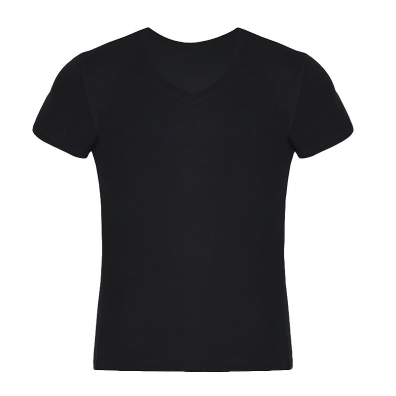 V Neck T Shirts For Men Rayon Made From Bamboo Tees Moisture Wicking Undershirts 1 Pack_voghion.com