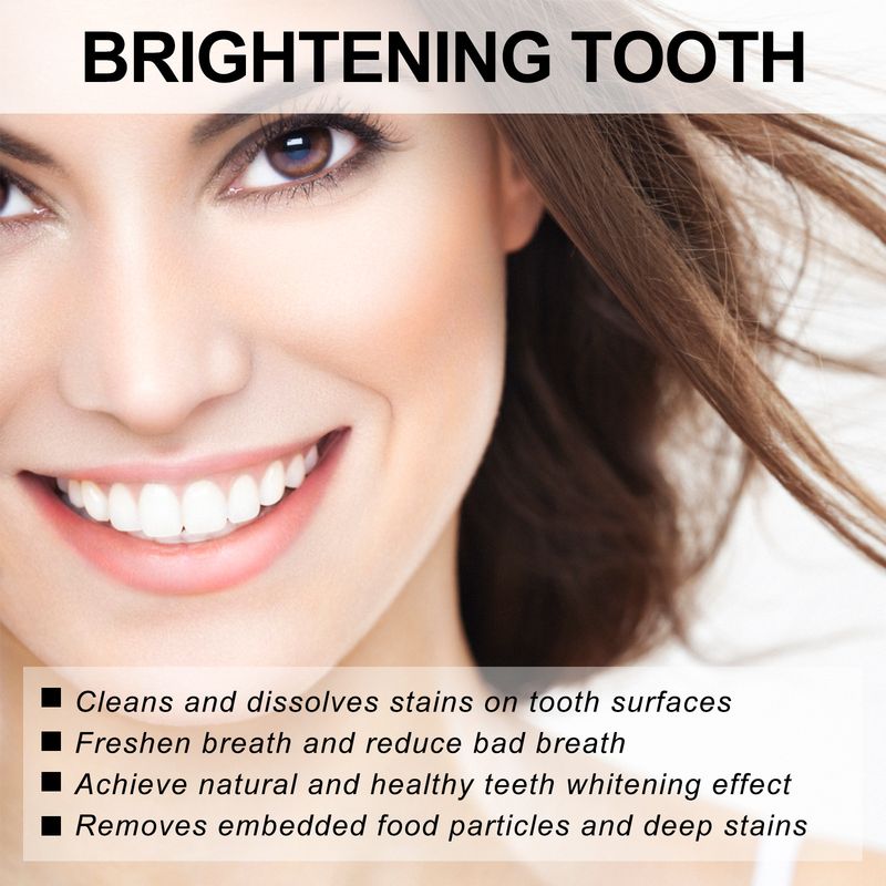Il prodotto schiarente illumina i denti bianchi, lo smalto forte, la rimozione facile delle macchie, il dentifricio al carbone di bambù con alito fresco_voghion.com