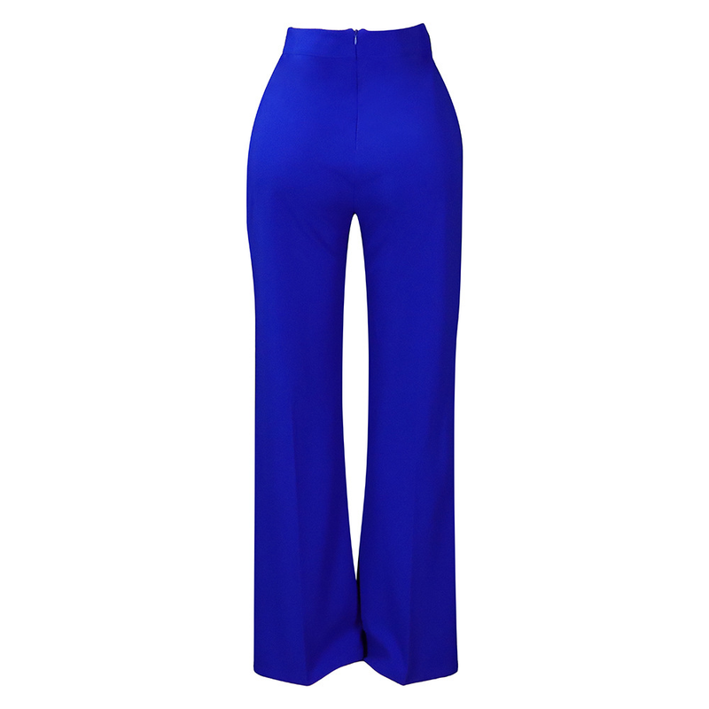 Women's fashion temperament Tongle casual large size wide leg pants_voghion.com