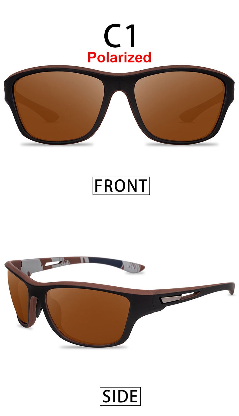 Gafas de sol deportivas polarizadas para conducir, andar en bicicleta, pescar y con protección UV._voghion.com