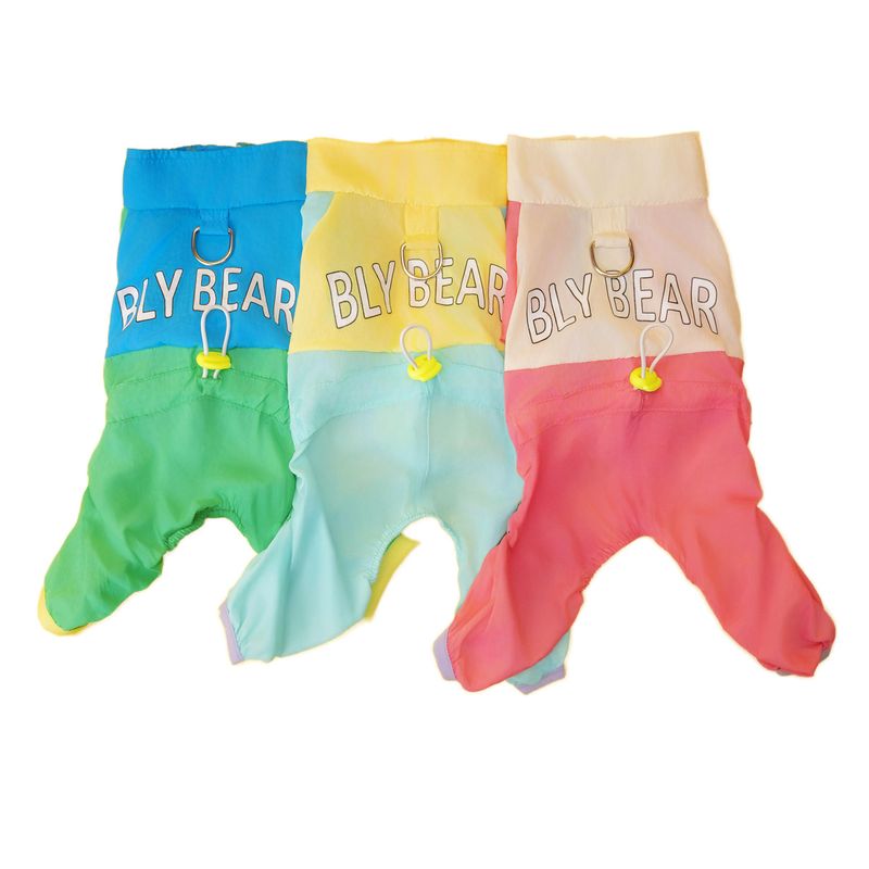 Pet Small Dog Summer Clothes Thin Four-Legged Leashable Jacket Teddy Bichon Sun Protection Dustproof Pants_voghion.com