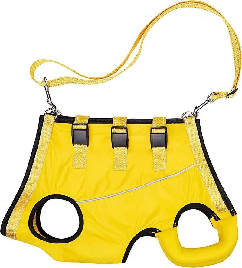 Venta directa de fábrica de ropa auxiliar para mascotas, cinturón auxiliar para caminar para perros mayores y discapacitados, cinturón auxiliar para debilidad en las patas traseras de perros viejos_voghion.com