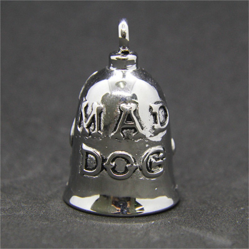 Domineering and Cool Animal Dog Bell Pendant Necklace Pet Dog Accessory Headgear _voghion.com