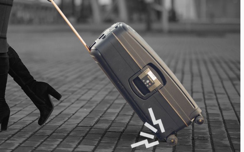 Trolley-Case-Caster-Abdeckung, geräuscharm, reduziert Radgeräusche, Gepäck-Caster-Stoßdämpfer-Schutzabdeckung_voghion.com