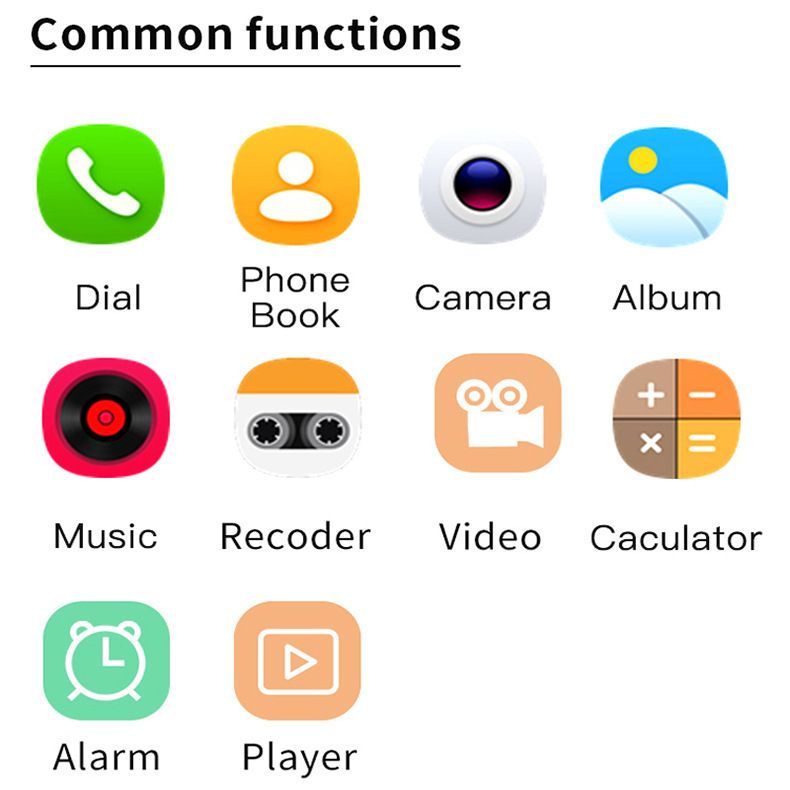 Smart watch children's phone music photo flashlight gift A7 children's smart wearable watch_voghion.com