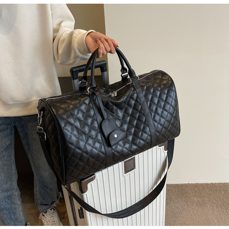 Ny forretningsrejsetaske til mænd med stor kapacitet til at forbedre udseendet, bagagetaske til opbevaring, shopping, sport og fitness til kvinder_voghion.com