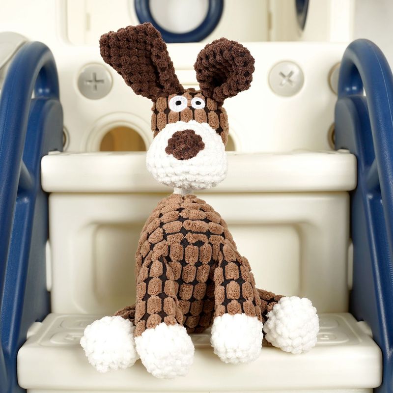 Pet Cotton Rope Chew-Resistant Plush Sound Interactive Cat Toy Dog Supplies_voghion.com