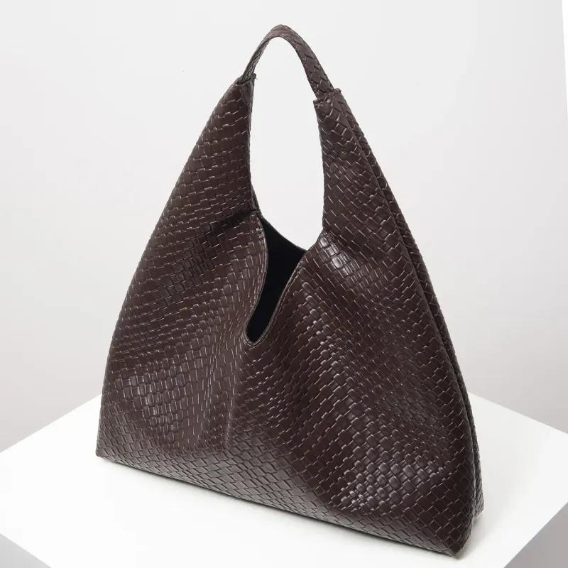 Borsa a tracolla semplice retrò, minimalista, hobo da lavoro, grande, per donna, elegante, per la spesa 250614l_voghion.com