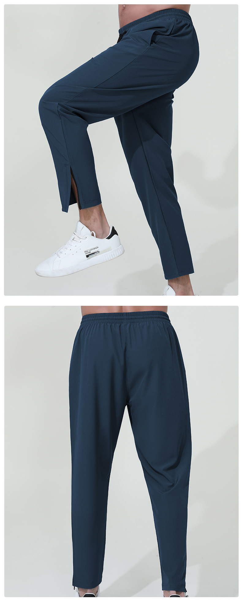 Pantaloni sportivi casual da uomo, nuovi, ad asciugatura rapida, estivi, elastici, traspiranti, assorbenti, per allenamento fitness e corsa, transfrontalieri._voghion.com