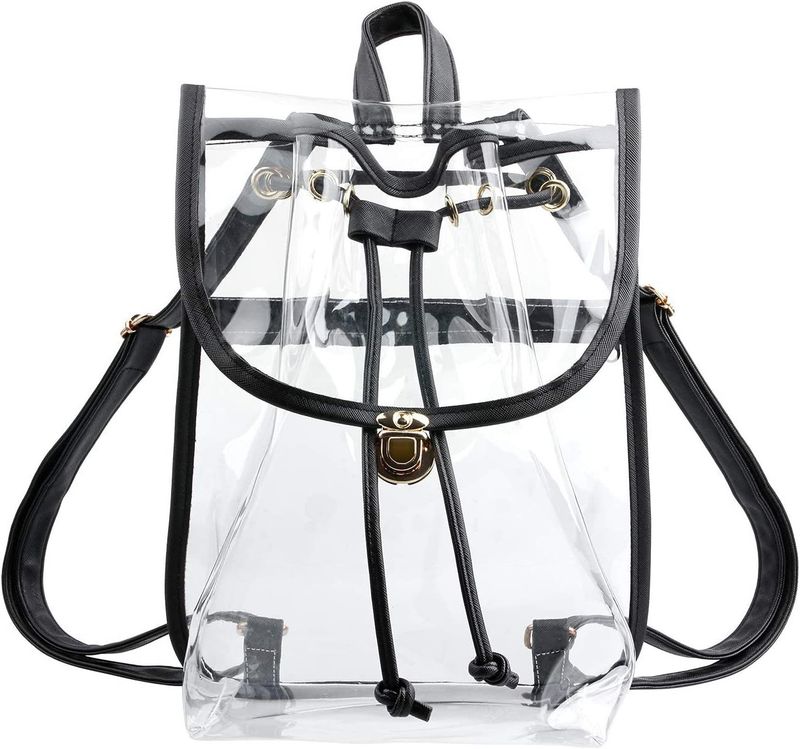 Zaino visivo per zaino da viaggio per esterni Andralyn in PVC di grande capacità_voghion.com