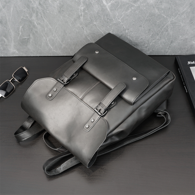 Neuer minimalistischer Retro-Rucksack in koreanischer Version, Freizeitrucksack, Herrenrucksack, Herren- und Damenrucksack, Reisetasche, Computertasche_voghion.com