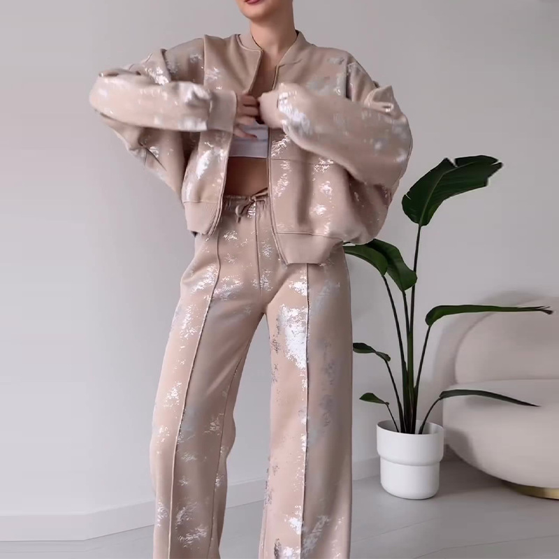 Dameklær Mote Ensfarget Paljettdesign Trendy Hot Genser Dress_voghion.com