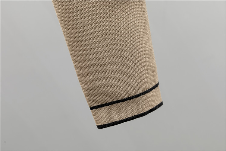 Women's fashion professional suit age-reducing temperament knit cardigan style wide leg pants two-piece set_voghion.com