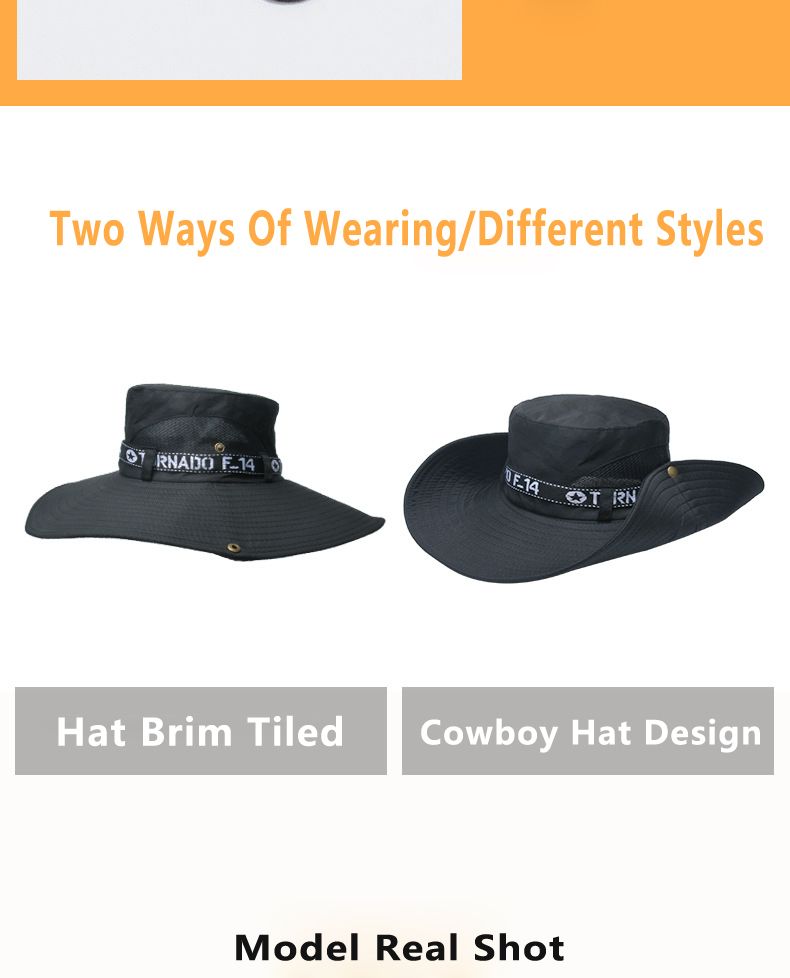 Heißer Verkauf Neue Boonie Männer Anti-Uv Sonnenhüte Outdoor Angeln Kappe Mode Große Krempe Kappen frauen Sommer Männlichen Eimer Hut Sombrero Gorros_voghion.com
