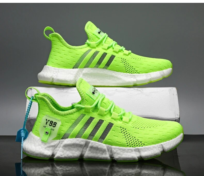 Moški superge za tek, hojo, na prostem, jesenski šport, priložnostne unisex mrežaste čevlje za ženske, poletje, lahke in mehke, plus velikost 45_voghion.com