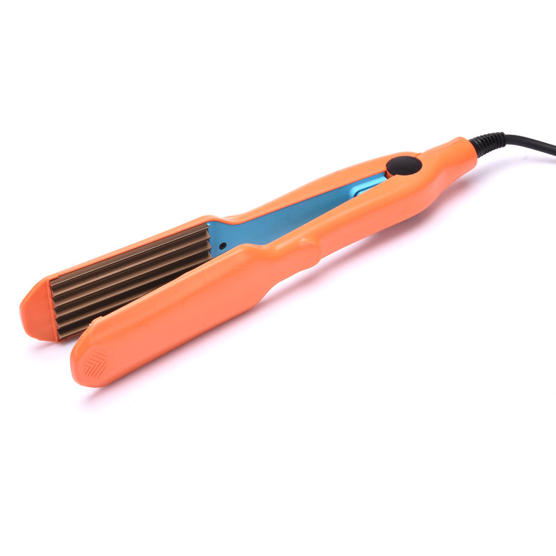 Electric Adjustable Temperature Ceramic Hair Straightener Volumizing Corn Silk Curlers_voghion.com