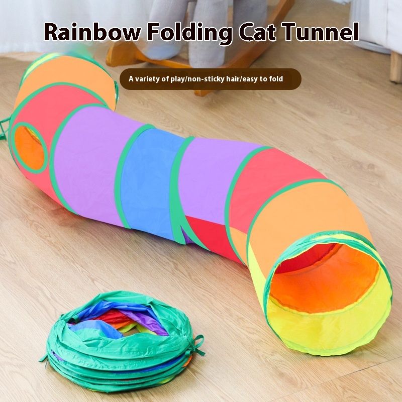 Bastoncini per stuzzicare, giocattoli, strumenti auto-leniti, tunnel, labirinti per gattini, passaggi, fori per forare, nidi per gatti, articoli per animali domestici_voghion.com