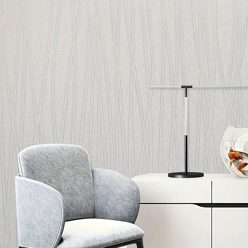 Neu Tapete Neue Weiß Gestreiften Schlafzimmer Wohnzimmer Abnehmbare Dekorative_voghion.com