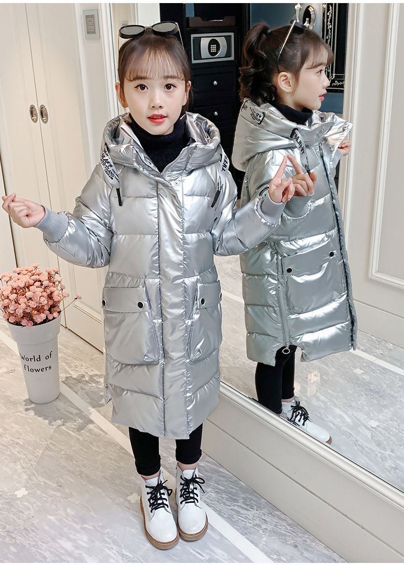 Giacca imbottita in cotone per ragazze e ragazzi, principessa, 2024, capospalla invernale di Capodanno, elegante, di taglia media e grande, per bambini_voghion.com