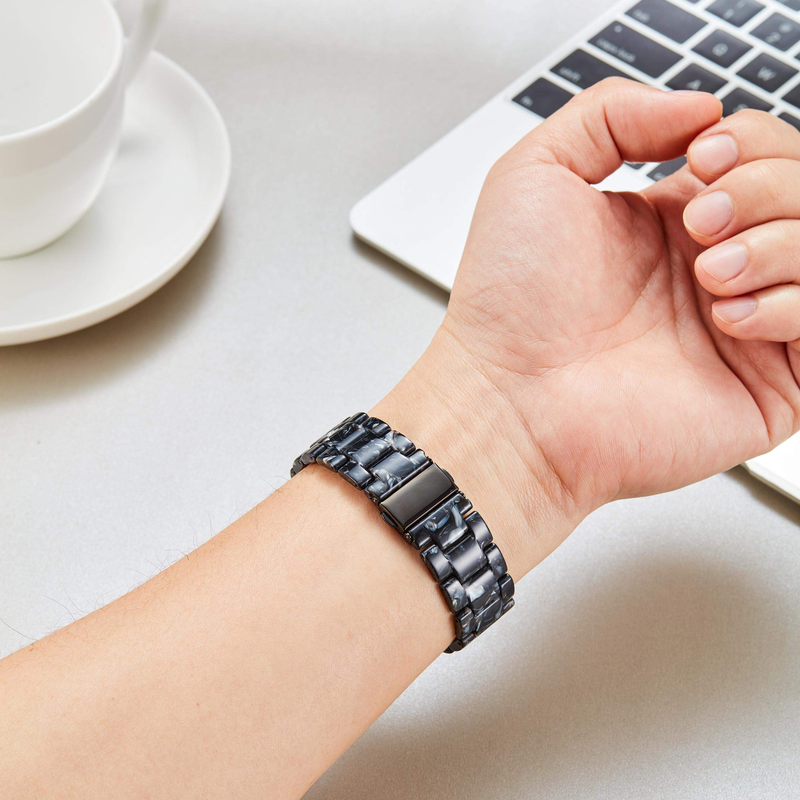 Armband für Samsung Galaxy Watch 46mm 3 45mm Gear S3 Resin Damenarmband für Huawei Watch 4 GT2 GT3 Pro 42 46mm für Amazfit GTR 47mm_voghion.com