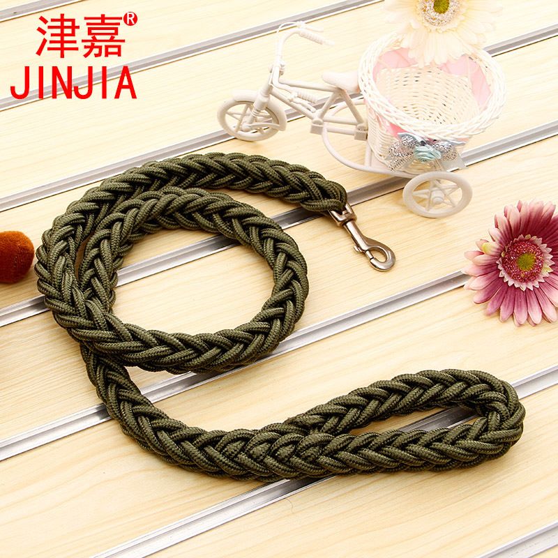 Single Square Rope Woven Eight-Strand For Golden Retrievers And Medium To Large Dogs, Pet Dog Walking Leash_voghion.com