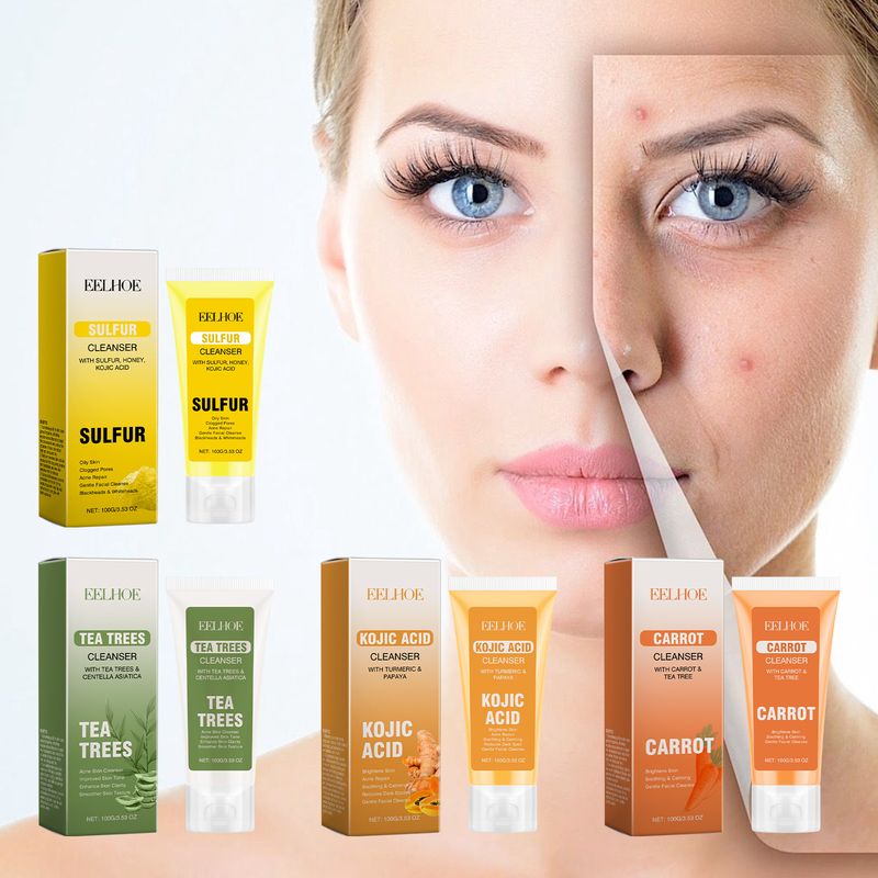 EELHOE Seies Reinigend, exfoliërend, oliecontrole, verstevigend, fiming, huidverfrissend en hydraterend gezicht_voghion.com