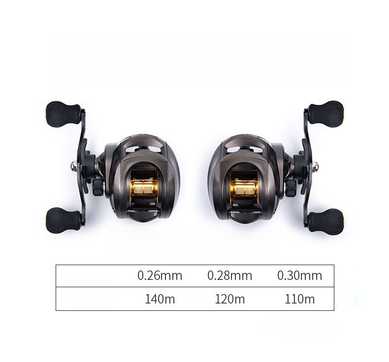 Chiren AK Baitcasting Línea Antiexplosión Carrete de Pesca de Lanzamiento Largo_voghion.com