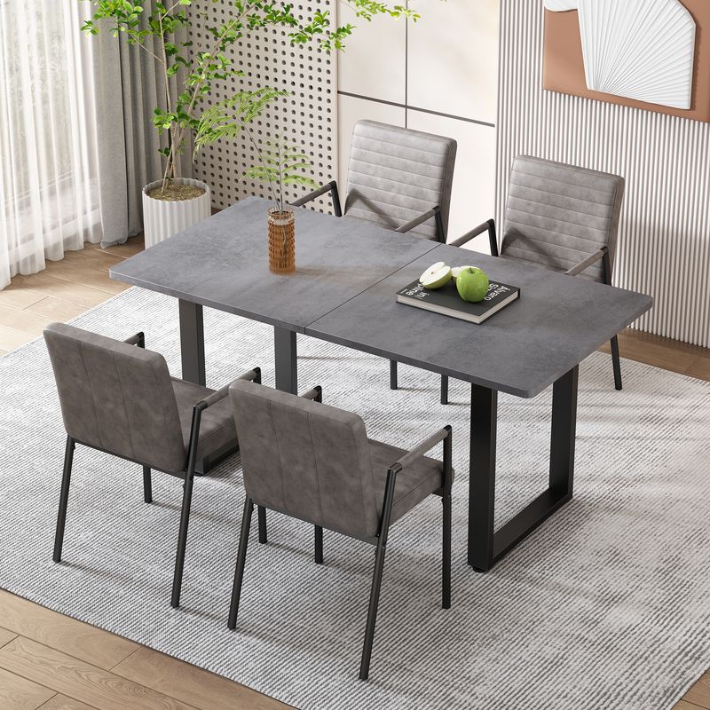 Esstisch Industriestil Aus Eisen, Grau_voghion.com