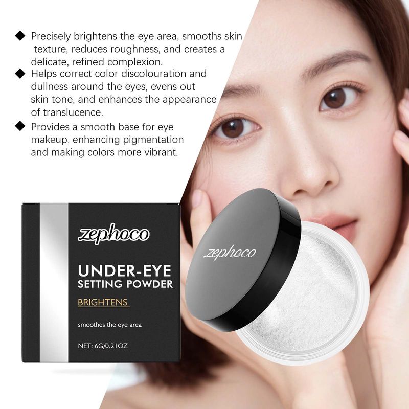 Zephoco Eye Aea Radiant Lunga tenuta Leggero Focus Poe Clea Fit Base Makeup Soft Mist Colo Rendeing Loose_voghion.com