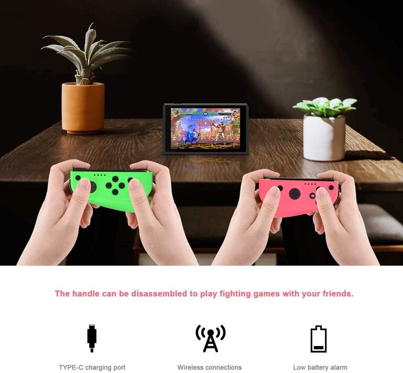 Brezžični Bluetooth levi in desni igralni krmilnik Gamepad za Nintendo Switch Game Console Hanlde Grips za konzolo Nintendo Switch_voghion.com