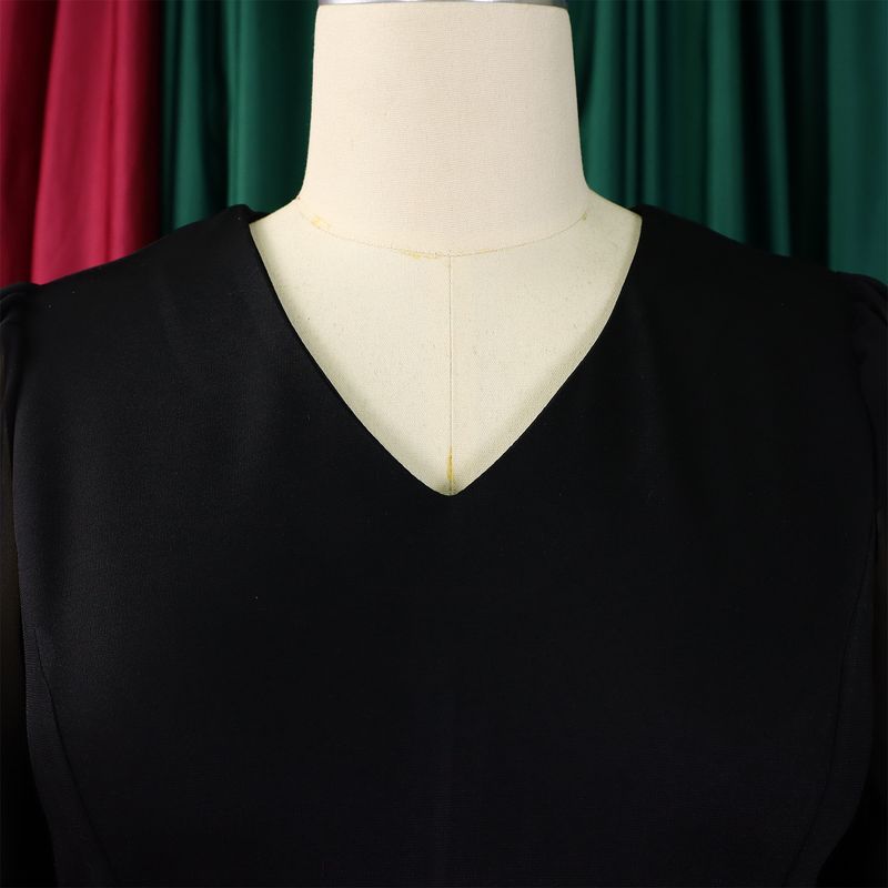Ropa de mujer Nueva moda tradicional Tongle Top de manga larga Pantalones de pierna ancha Traje de dos piezas_voghion.com