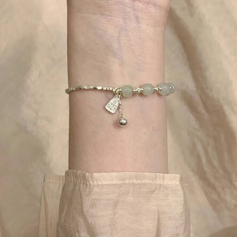 Bracelets en argent cassé irrégulier, marque Incident Fu, perles de transfert, nouveau style national chinois, design de niche rétro._voghion.com