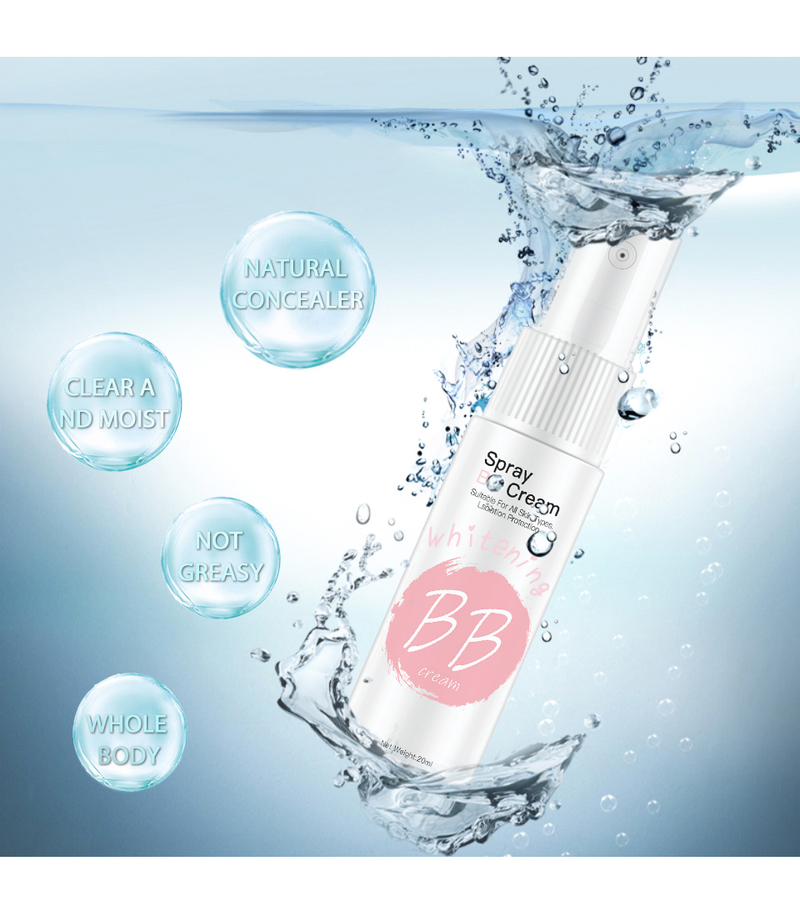 Creme 20 ml BB Gesicht Concealer Spray Bleaching Creme Körper Bleaching Feuchtigkeitsspendende Make-Up Tragbare Schönheit Gesicht_voghion.com