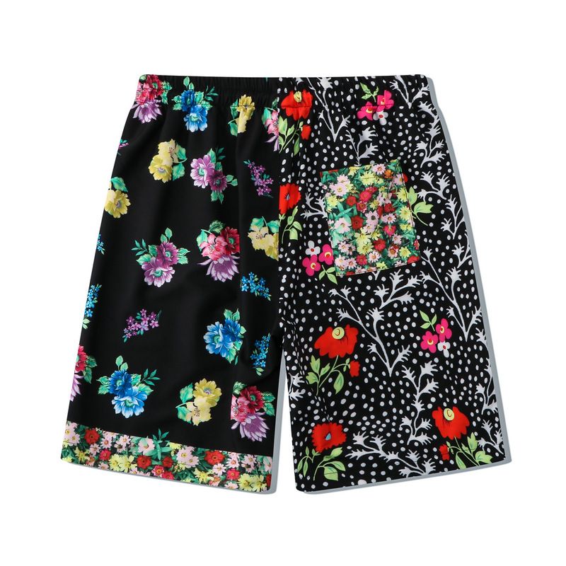 Roupas masculinas high street floral camisa terno retro floral impressão completa posicionamento camisa casual cardigan shorts combinando masculino_voghion.com