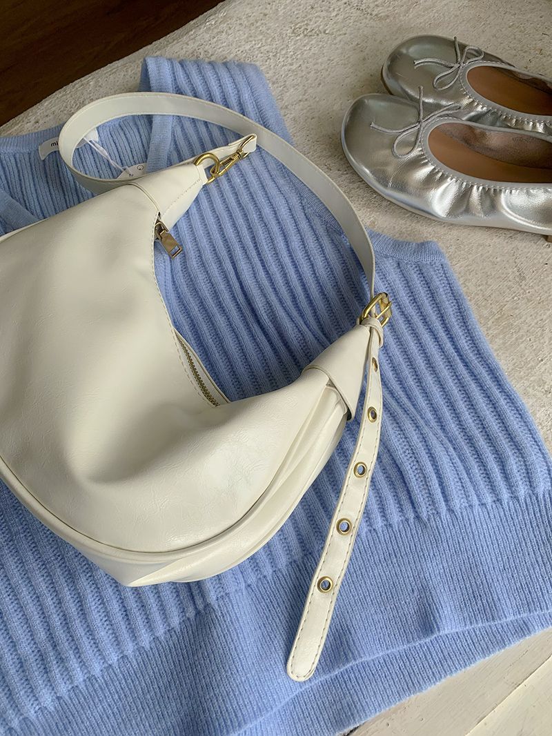 2024 New Underarm Ba: Versatile Dumplins, One Shoulder Crossbody Fashionable and Casual Texture, Small Ba, Women's_voghion.com