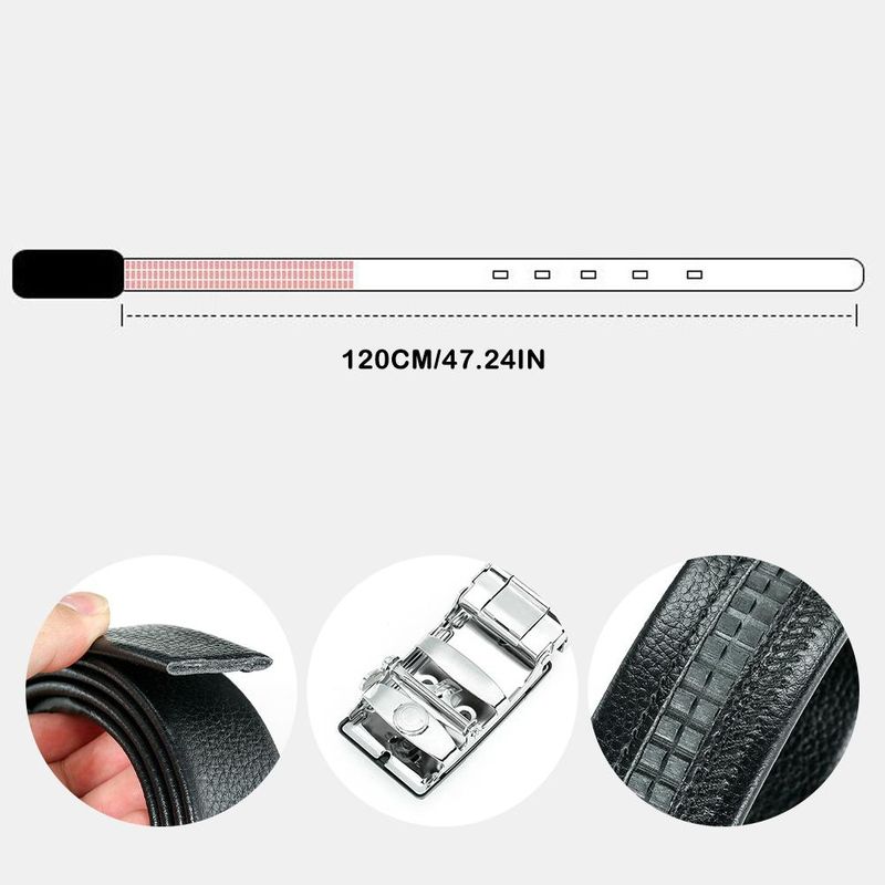 HEIßER Pu Leder Hohe Qualität Bund Mode Männlichen Metall Automatische Gürtel Für Männer Arbeit_voghion.com