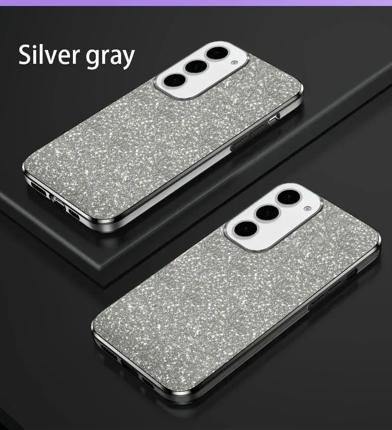Funda de TPU con anillo magnético y purpurina para Samsung Galaxy S25 Ultra, S24, S23 FE, S22, S21, S20, S10 Plus, Note 20 Ultra Pro_voghion.com