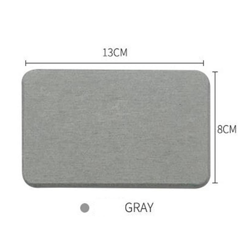 3 pezzi di semplice cuscinetto ad asciugatura rapida, assorbente per acqua, antiscivolo, deodorante, portasapone da cucina e bagno_voghion.com