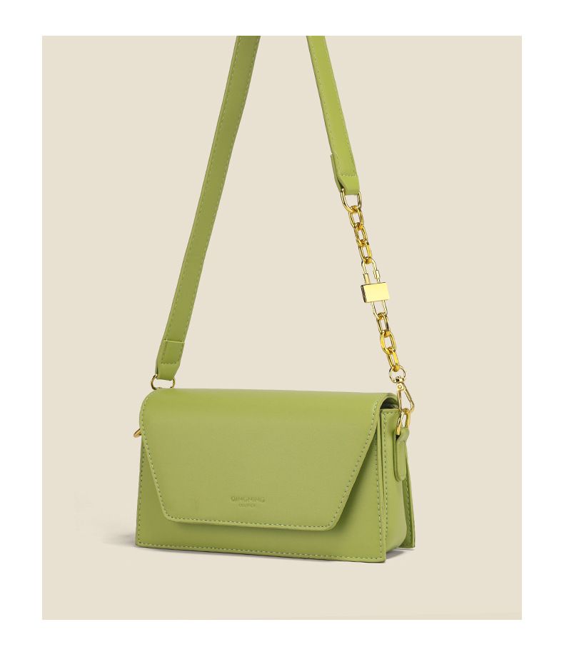 Borsa da donna di tendenza classica 2024 a tracolla diagonale a spalla singola semplice e versatile in tinta unita_voghion.com