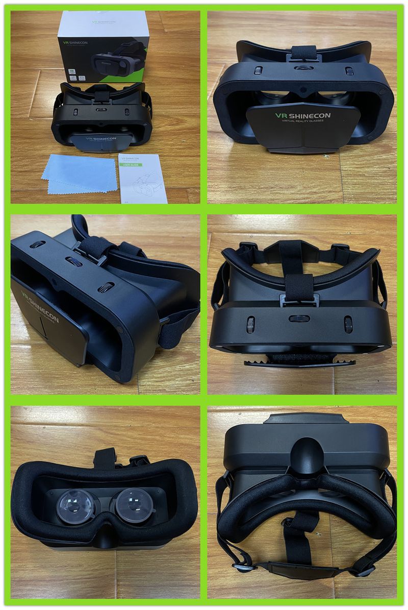 Cross border hot selling VRSHINECON Qianhuan VR glasses G10 virtual reality panoramic large screen mobile phone VR glasses_voghion.com