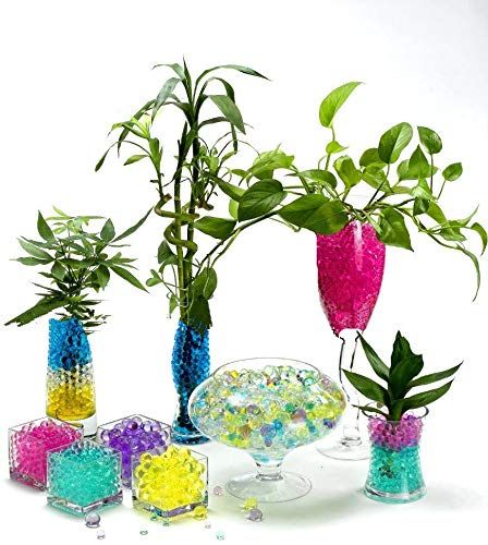 50000pcs Crystal Colored Soft Water Paintball Soil Water Beads Ball for Flower Weeding Mud Grow Magic Jelly Balls Water bullet Gun Toy Home Décor_voghion.com