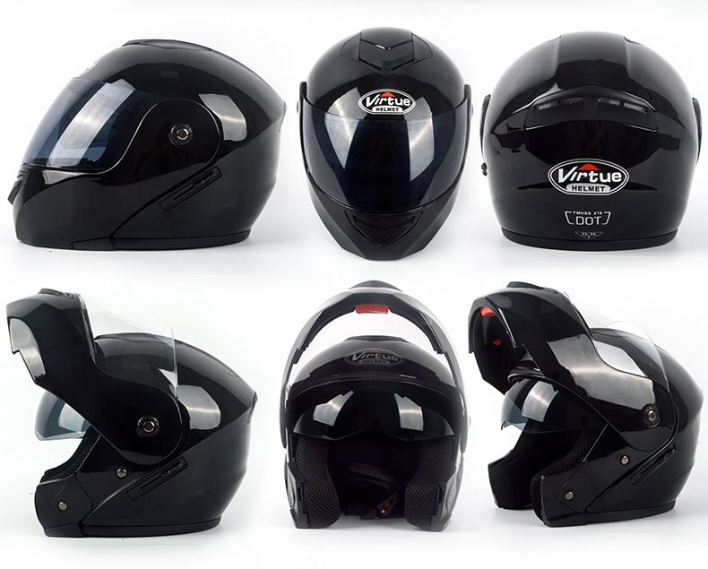 Elektrikli motosiklet kaskı Erkek ve kadın dört mevsim tam kask çift camlı Bluetooth açık kask_voghion.com