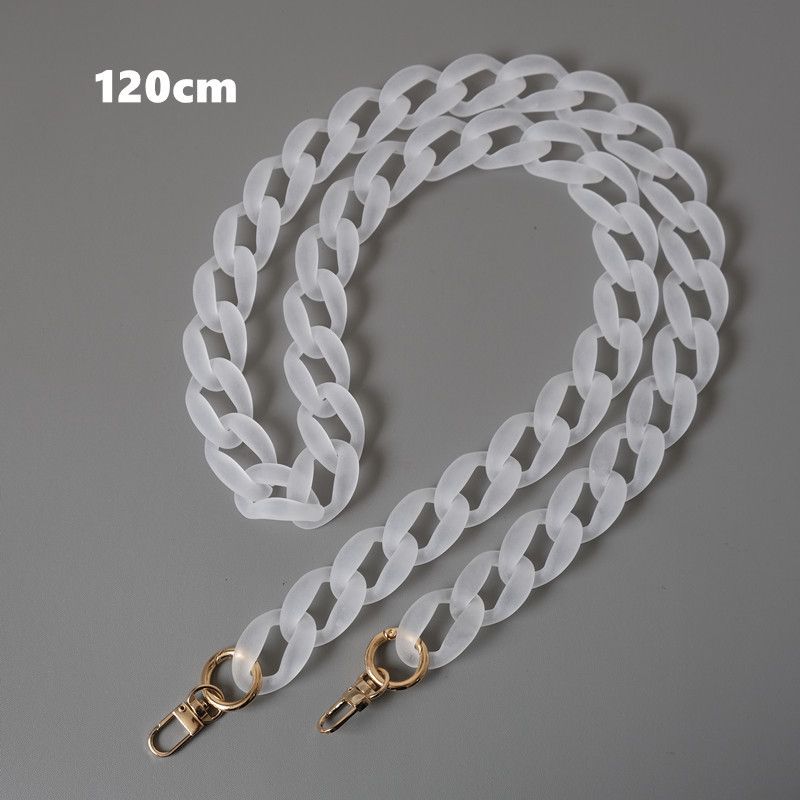 Sommer Candy Farbe Zubehör Breite Schulter Acryl Tasche Strap Harz Lange Kette Dick_voghion.com