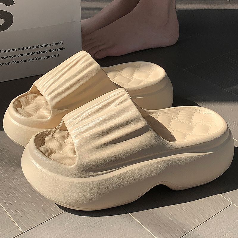 2025 Sommer Neu Dick Mit Leichtem Gefühl, Geeignet Für Den Heimgebrauch, Rutschfest, Coole Damenhausschuhe, Lässig Im Alltag_voghion.com