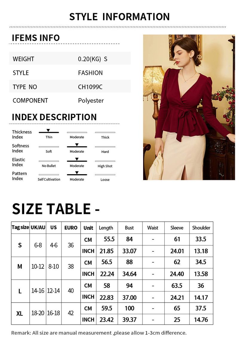 Dameskleding Kanten riem Top T-shirt Mode Casual gebreide stijl Tops_voghion.com
