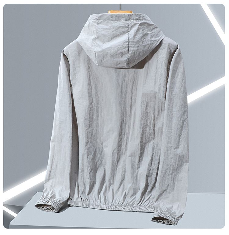 Leichter Kapuzenpullover mit Sonnenschutzfaktor 50+ für Damen und Herren – Atmungsaktives Outdoor-Sonnenshirt mit Kapuze zum Angeln, Laufen und für Sommeraktivitäten_voghion.com