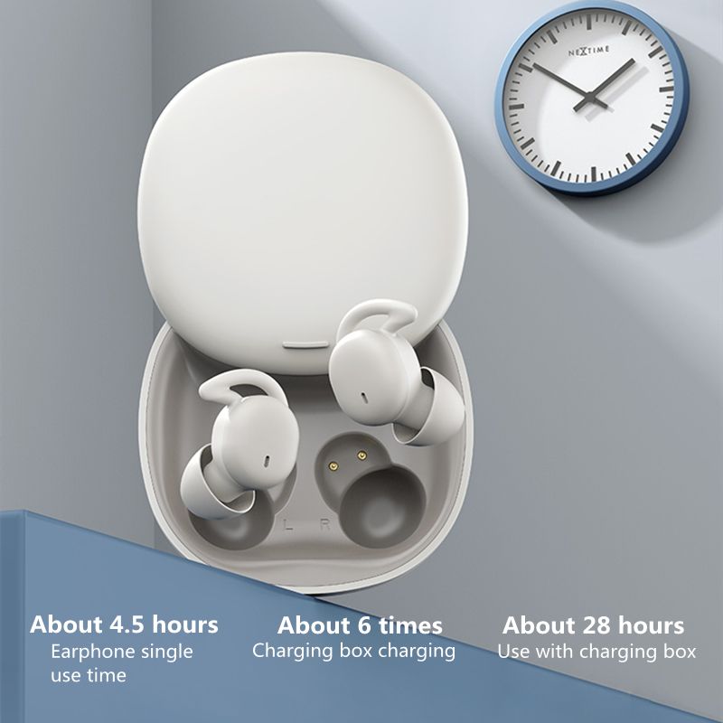 Mini Invisible Bluetooth Earphones TWS Wireless Headphones HiFi Stereo Headsets with Mic Mini Sleep Earbuds for All Smart Phone_voghion.com